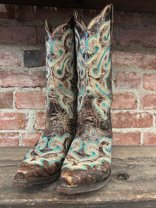 Stetson Cowboy Boots Women's Size 8