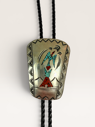 Vintage Willie Nessie Navajo Bolo Tie