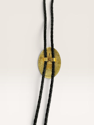 Silver and Gold Free Mason Vintage Bolo Tie
