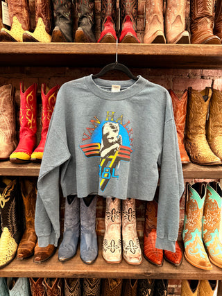 Chop Shop Van Halen Cropped Sweatshirt