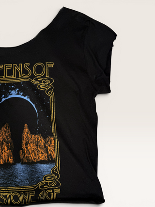 Queens of The Stone Age Chop Shop Crop Top Tee