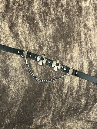 Thunderbird Concho Boot Harness Chain Strap