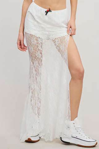 No Vacancy Lace Skirt