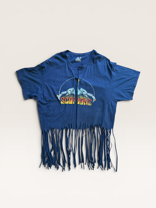 Scorpions Chop Shop Fringe T-Shirt Vest
