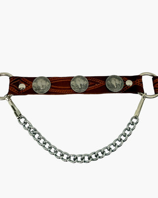 Buffalo Nickel Boot Harness Chain