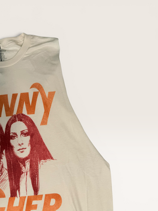 Sonny and Cher Chop Shop Fringe Muscle Tank