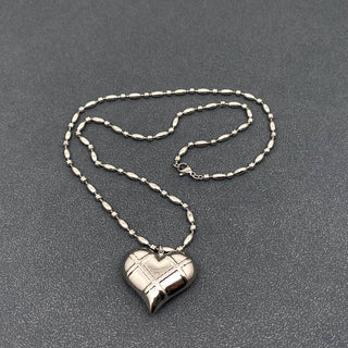 Stainless Steel Heart Pendant Necklace