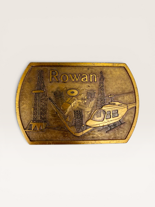 Vintage Rowan with Helicopter Belt Buckle