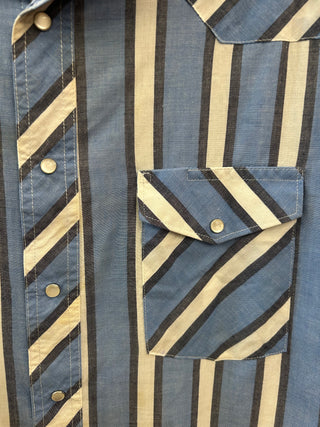 Vintage Men’s Wrangler Snap Up Shirt L