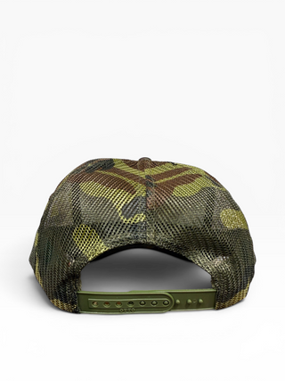 Gold Dogs Live Free Two Tone Woods Camo Trucker Hat