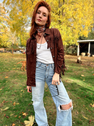 Wish You Didn't Know Fringe Shacket