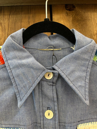 Vintage Men’s Snap Up Shirt S