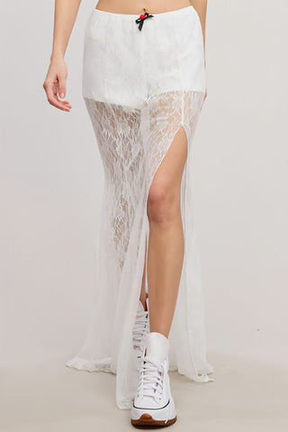No Vacancy Lace Skirt