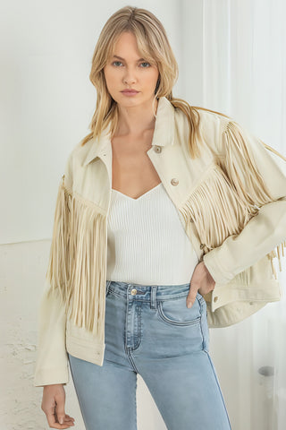 Nomad Denim Fringe Jacket