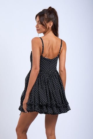 Carolina Polka Dot Mini Dress