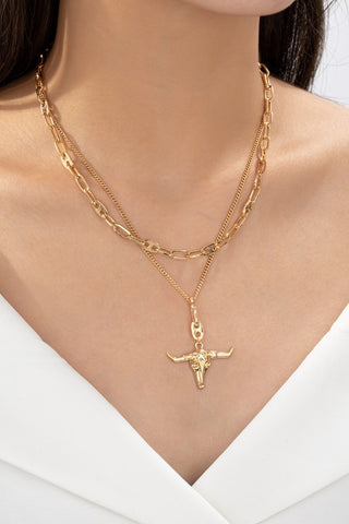 Midnight Dallas Pendant Necklace