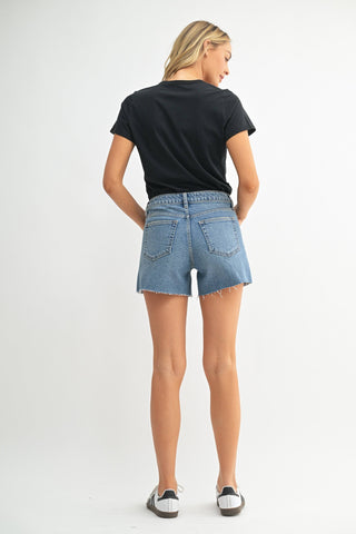 Show Me the Door 90s Denim Shorts