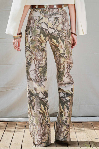 Stella Wide Leg Camo Pants