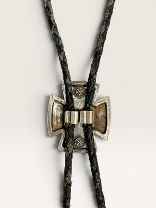 Metal Southwest Style Concho Bolo Tie
