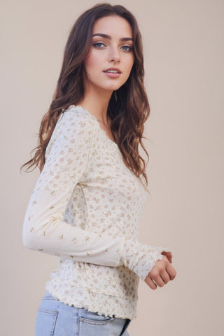 Just A Girl Floral Top