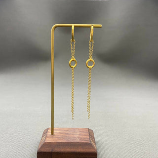 Born To Run Two Tone Earrings