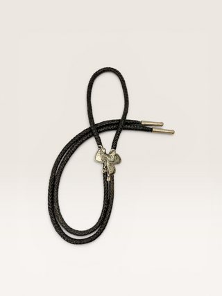 Vintage Silver Saddle Bolo Tie