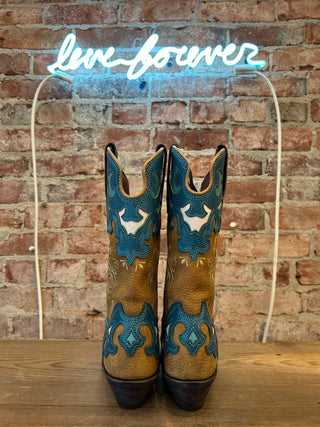 Rockin Country Women’s Cowboy Boots Size 7