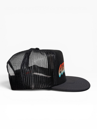 Gold Dogs Gradient Flat Bill Trucker Hat