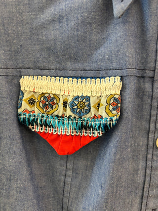 Vintage Men’s Snap Up Shirt S