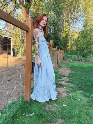 Sunday Halter Maxi Dress