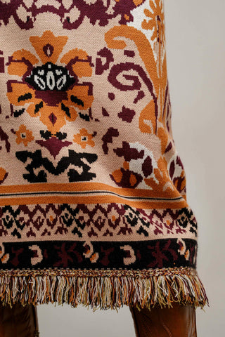 Smoke On The Water Midi Skirt