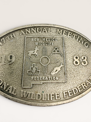 1983 New Mexico National Wildlife Federation Commemorative Belt Buckle