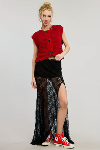 No Vacancy Lace Skirt