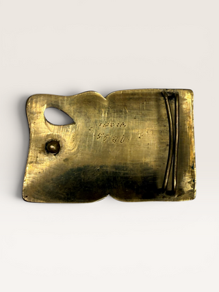 Vintage Lee Bernay Lion Belt Buckle