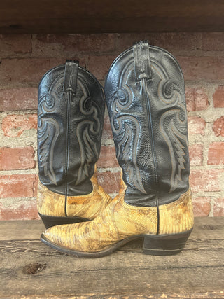 Tony Lama Teju Lizard Women's Cowboy Boots Size 7