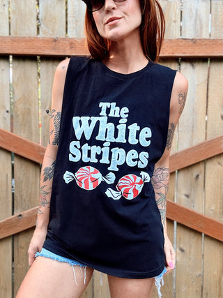 Chop Shop White Stripes T-Shirt