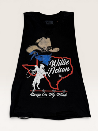 Willie Nelson Always on My Mind Chop Shop Muscle Tank