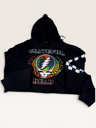 Grateful Dead Chop Shop Cropped Hoodie