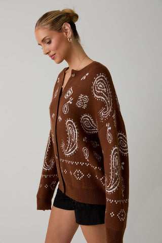 Road Runner Paisley Sweater