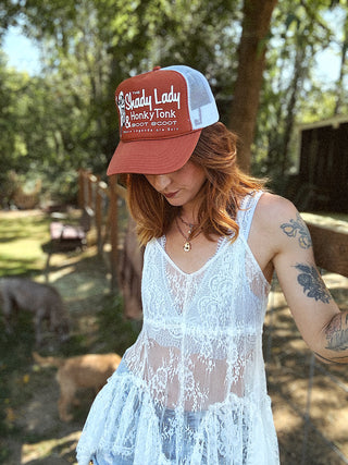 The Shady Lady Honky Tonk Trucker Hat