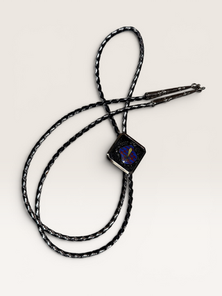 Military-Style Heraldic Crest Bolo Tie