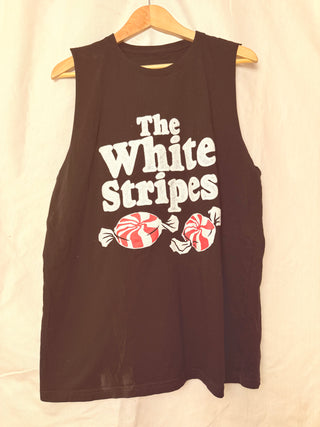 Chop Shop White Stripes T-Shirt