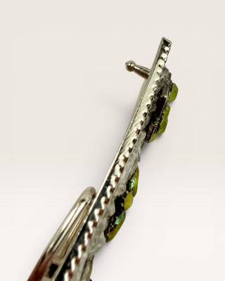 Vintage bejeweled Rectangle Belt Buckle