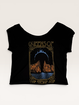 Queens of The Stone Age Chop Shop Crop Top Tee