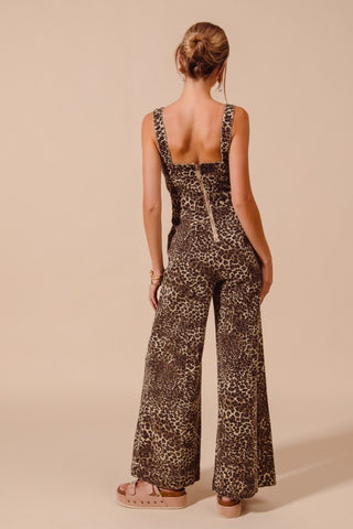 Dirty Little Secret Leopard Jumpsuit