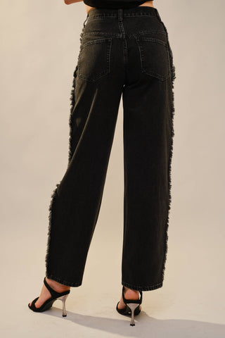 Sonora Embroidered Fringe Jeans