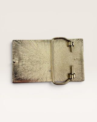 Vintage bejeweled Rectangle Belt Buckle