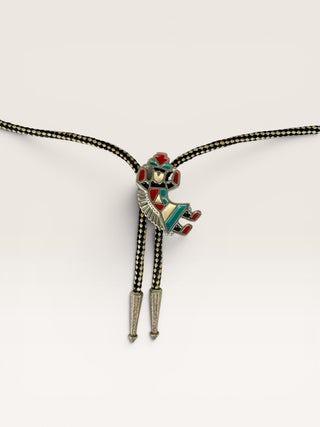 Vintage Rainbow Dancer Bolo Tie