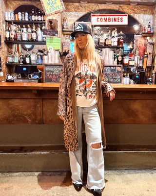 Caviar Dreams Leopard Sequins Duster