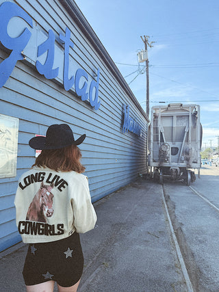 Showgirl Star Zip Up Shorts